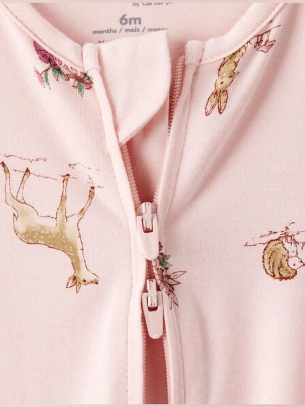 🦌 Carter’s PurelySoft Wild Meadow Silky Soft Footie Pajamas